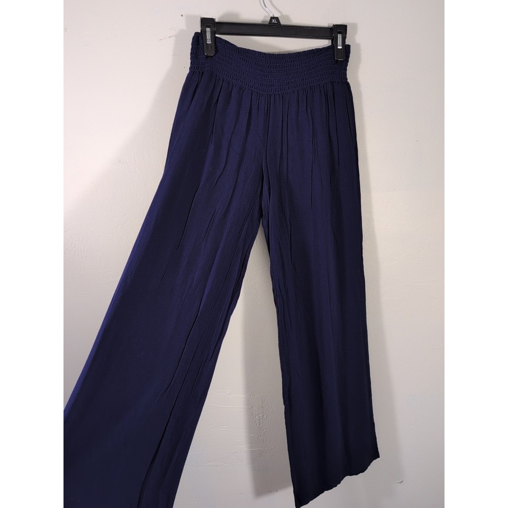 Joe Benbassett‎ Pants Womens Medium Pull On Elastic Waist Boho Lounge Blue